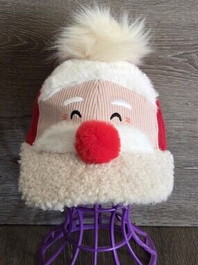Holiday Time Santa Claus Sherpa Christmas Party Hat